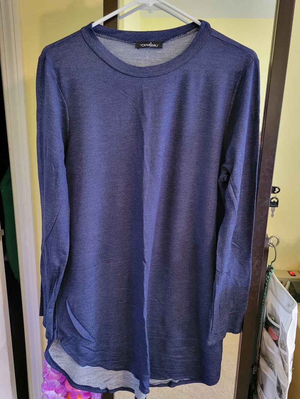 Cordelia Navy Long-Sleeve Women’s Tee